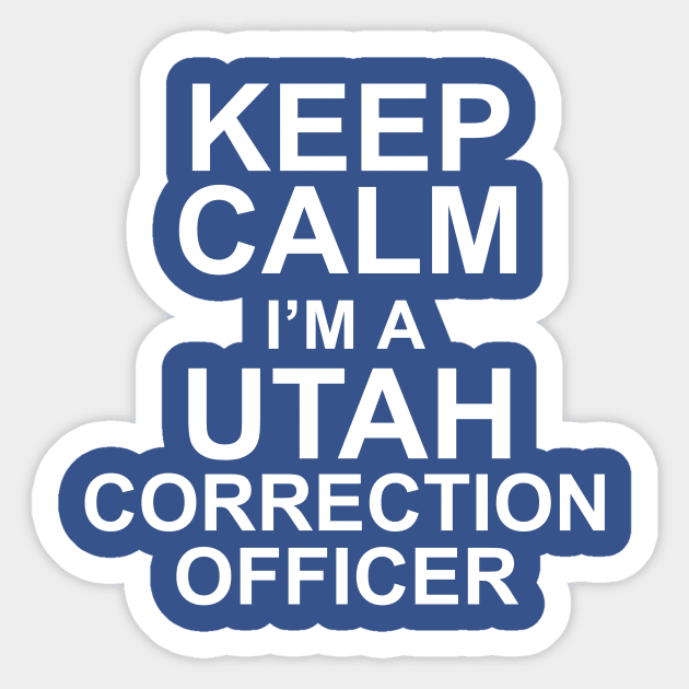 utah correction officer Sticker by TshirtsCintia